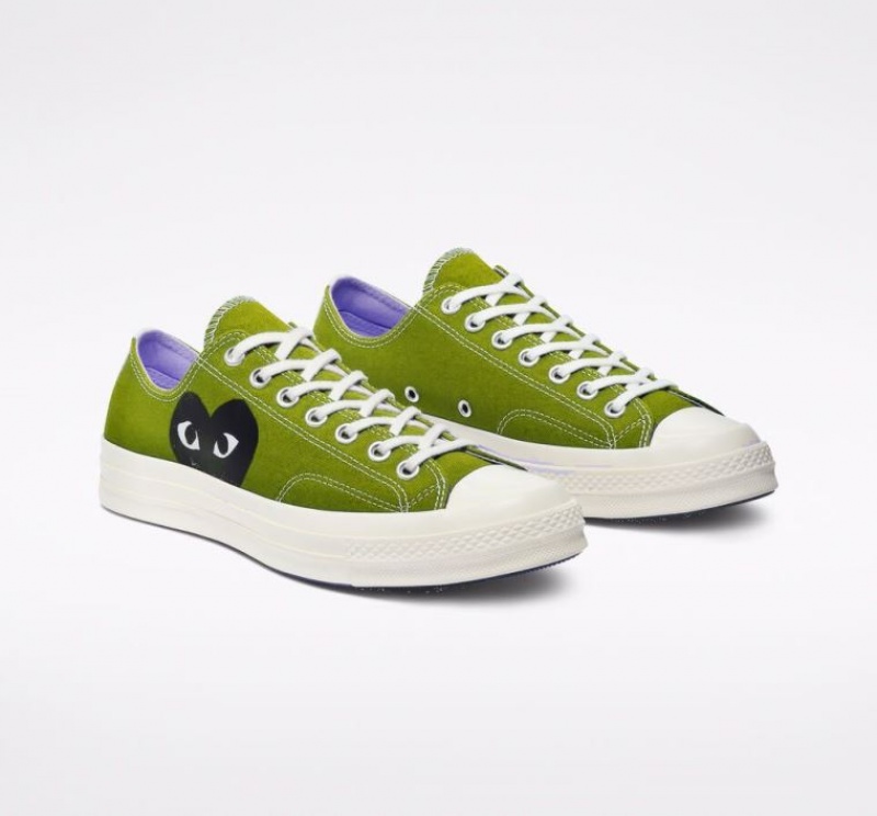 Férfi Converse X Comme Des Garçons Play Chuck 70 Rövidszárú Tornacipő Zöld | HUNGARY PVC5ZS