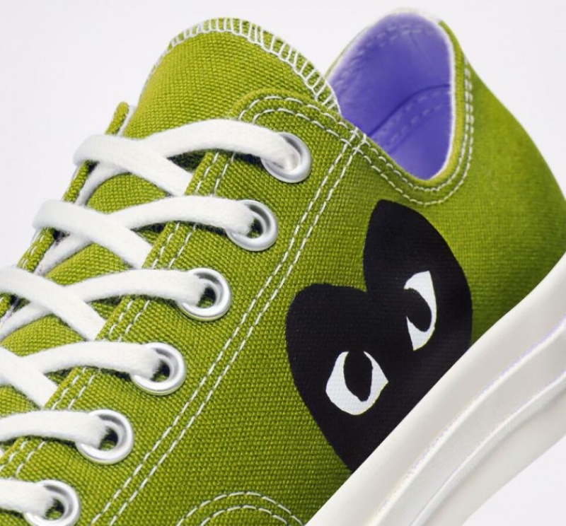 Férfi Converse X Comme Des Garçons Play Chuck 70 Rövidszárú Tornacipő Zöld | HUNGARY PVC5ZS