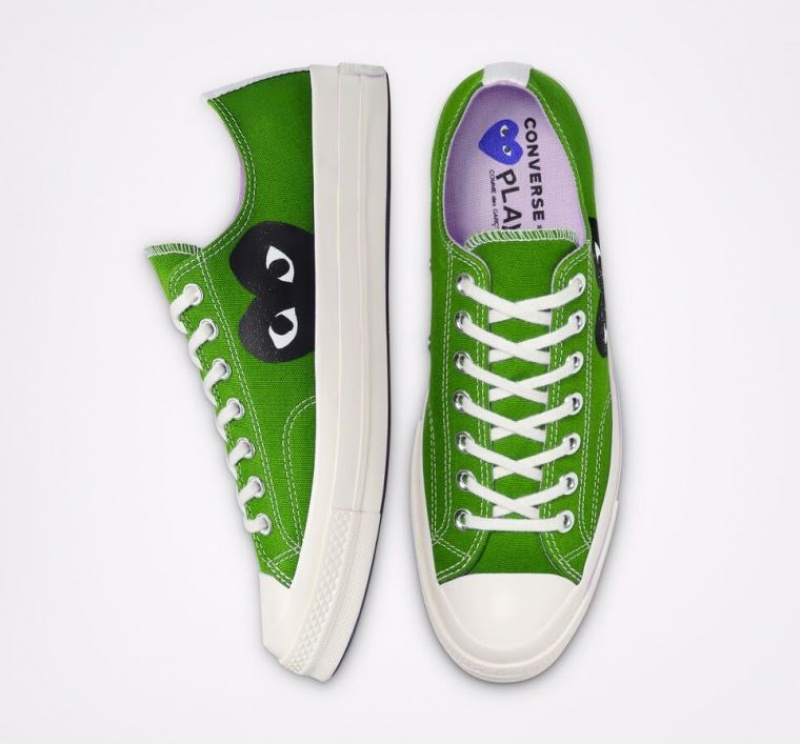 Férfi Converse X Comme Des Garçons Play Chuck 70 Rövidszárú Tornacipő Zöld | HUNGARY IBX5NU