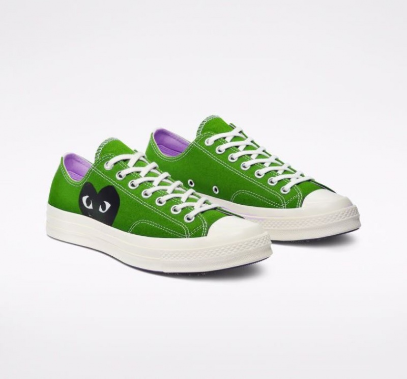 Férfi Converse X Comme Des Garçons Play Chuck 70 Rövidszárú Tornacipő Zöld | HUNGARY IBX5NU