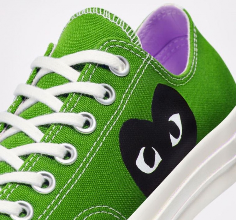 Férfi Converse X Comme Des Garçons Play Chuck 70 Rövidszárú Tornacipő Zöld | HUNGARY IBX5NU