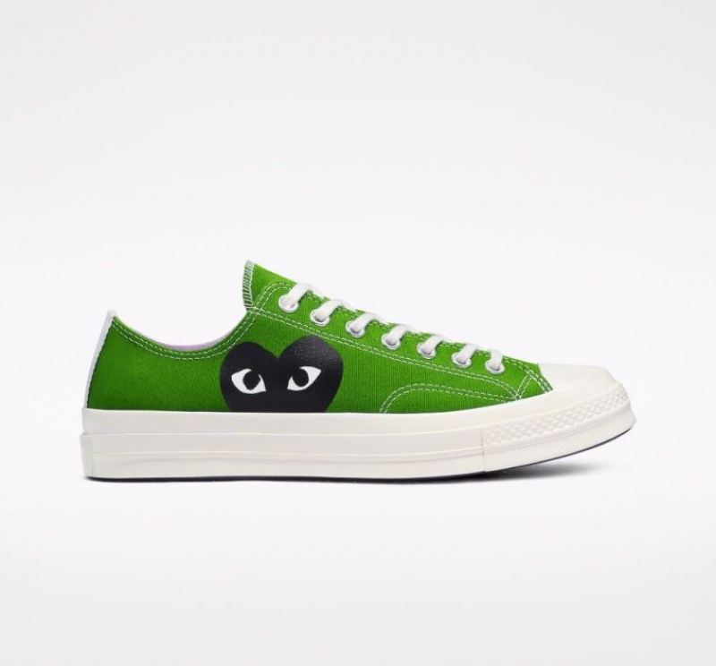 Férfi Converse X Comme Des Garçons Play Chuck 70 Rövidszárú Tornacipő Zöld | HUNGARY IBX5NU