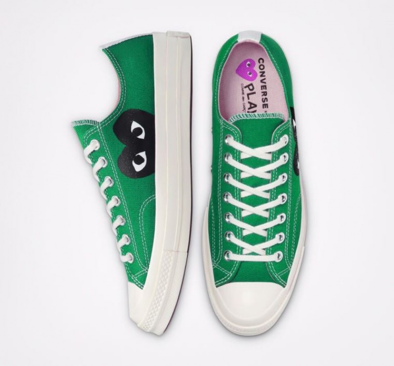 Férfi Converse X Comme Des Garçons Play Chuck 70 Rövidszárú Tornacipő Zöld | HUNGARY OUR1LT