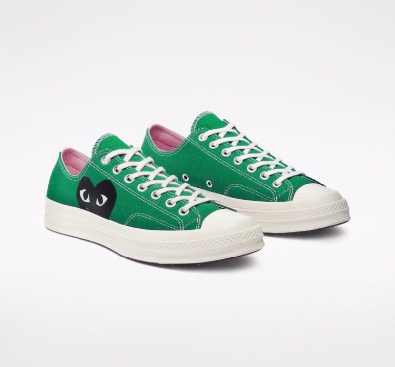 Férfi Converse X Comme Des Garçons Play Chuck 70 Rövidszárú Tornacipő Zöld | HUNGARY OUR1LT