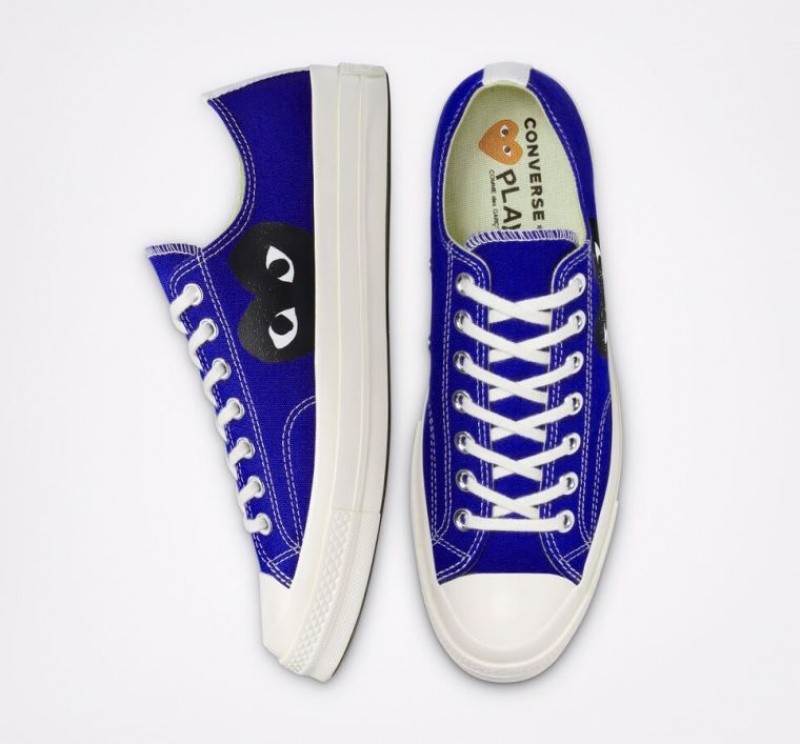 Férfi Converse X Comme Des Garçons Play Chuck 70 Rövidszárú Tornacipő Kék | HUNGARY EJX2CY