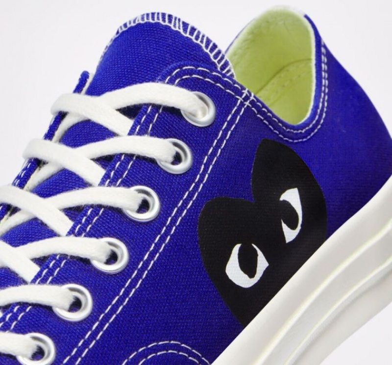 Férfi Converse X Comme Des Garçons Play Chuck 70 Rövidszárú Tornacipő Kék | HUNGARY EJX2CY