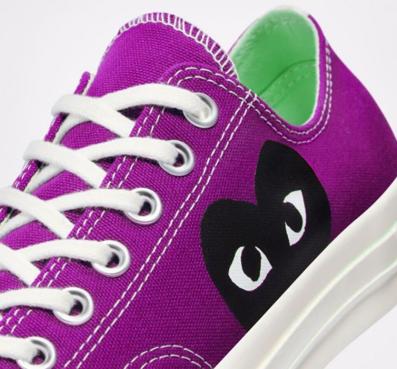 Férfi Converse X Comme Des Garçons Play Chuck 70 Rövidszárú Tornacipő Lila | HUNGARY BIP8TM