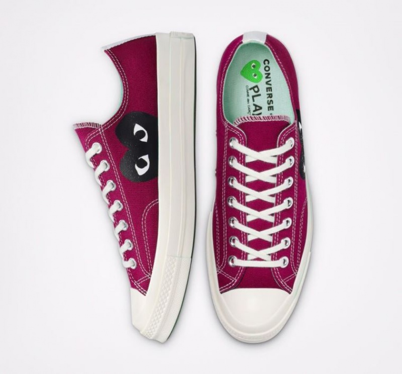 Férfi Converse X Comme Des Garçons Play Chuck 70 Rövidszárú Tornacipő Fukszia | HUNGARY FJV9TK