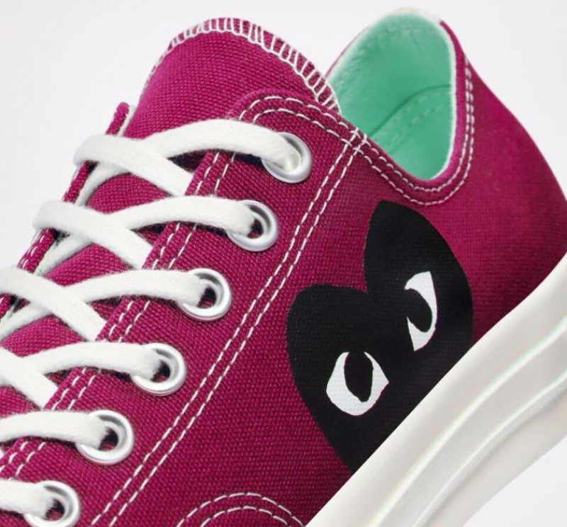 Férfi Converse X Comme Des Garçons Play Chuck 70 Rövidszárú Tornacipő Fukszia | HUNGARY FJV9TK