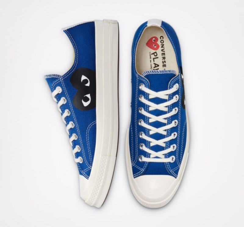 Férfi Converse X Comme Des Garçons Play Chuck 70 Rövidszárú Tornacipő Kék | HUNGARY SCK2YH