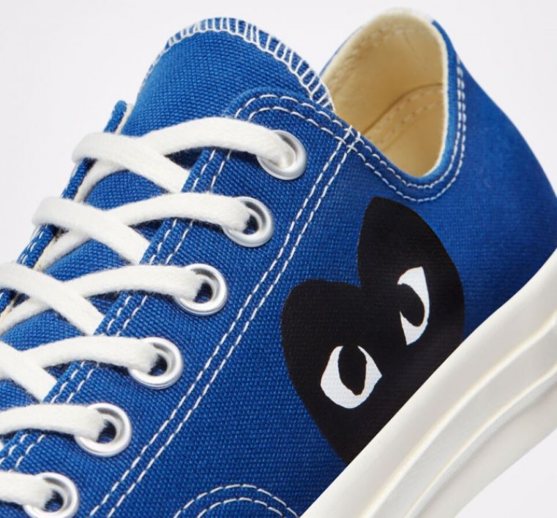 Férfi Converse X Comme Des Garçons Play Chuck 70 Rövidszárú Tornacipő Kék | HUNGARY SCK2YH