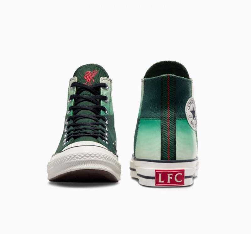 Férfi Converse X LFC Chuck 70 Magasszárú Tornacipő Zöld | HUNGARY FAD4YB