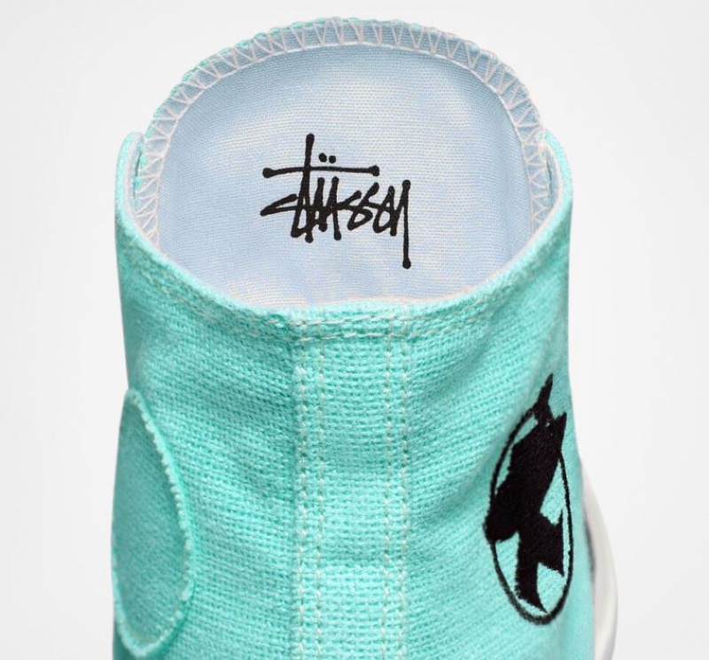 Férfi Converse X Stüssy Surfman Chuck 70 Magasszárú Tornacipő Türkiz | HUNGARY GJQ5NU