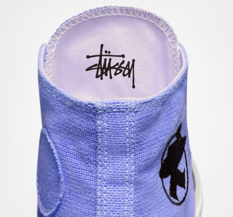 Férfi Converse X Stüssy Surfman Chuck 70 Magasszárú Tornacipő Világos Kék | HUNGARY XFG5YZ