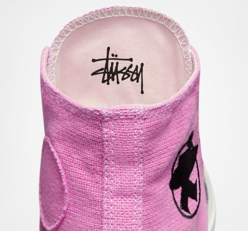 Férfi Converse X Stüssy Surfman Chuck 70 Magasszárú Tornacipő Rózsaszín | HUNGARY IFH6OL