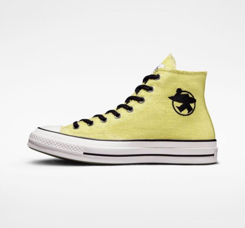 Férfi Converse X Stüssy Surfman Chuck 70 Magasszárú Tornacipő Citrom | HUNGARY MLX6GI