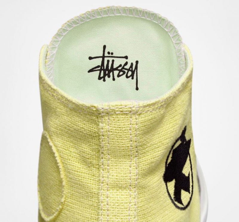 Férfi Converse X Stüssy Surfman Chuck 70 Magasszárú Tornacipő Citrom | HUNGARY MLX6GI