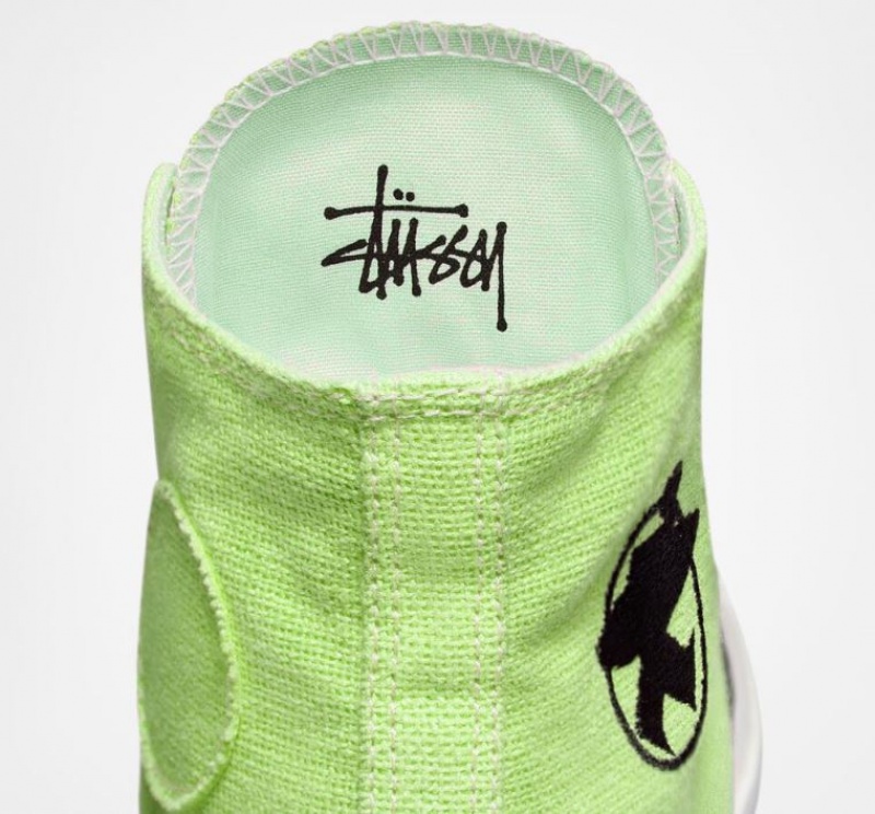 Férfi Converse X Stüssy Surfman Chuck 70 Magasszárú Tornacipő Világos Zöld | HUNGARY UHI9JY