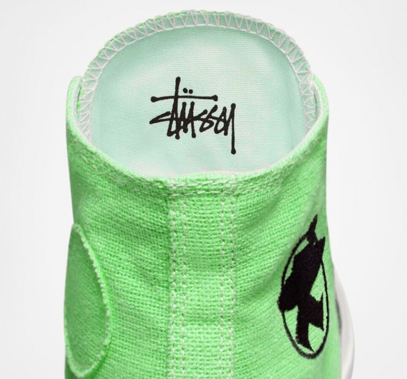 Férfi Converse X Stüssy Surfman Chuck 70 Magasszárú Tornacipő Világos Zöld | HUNGARY BNE6WF