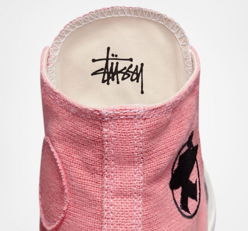 Férfi Converse X Stüssy Surfman Chuck 70 Magasszárú Tornacipő Rózsaszín | HUNGARY PSB8MY