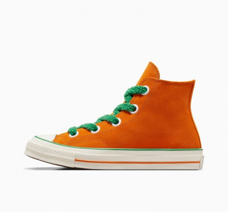 Férfi Converse X Wonka Chuck 70 Oompa Loompa Magasszárú Tornacipő Narancssárga | HUNGARY MRN7CK