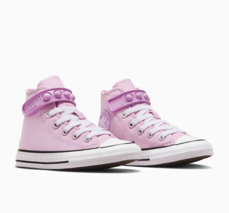 Gyerek Converse Chuck Taylor All Star Bubble Strap Magasszárú Tornacipő Levendula | HUNGARY XDI5YR