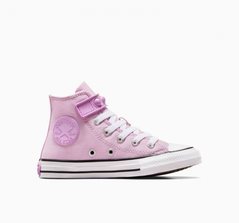 Gyerek Converse Chuck Taylor All Star Bubble Strap Magasszárú Tornacipő Levendula | HUNGARY XDI5YR