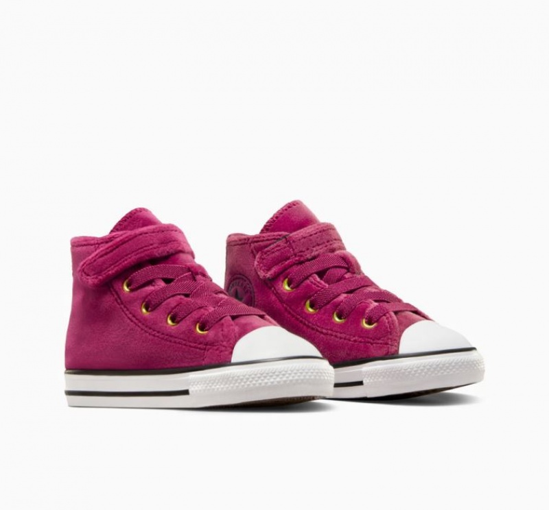 Gyerek Converse Chuck Taylor All Star Easy On Velvet Magasszárú Tornacipő Fukszia | HUNGARY WFT1JO