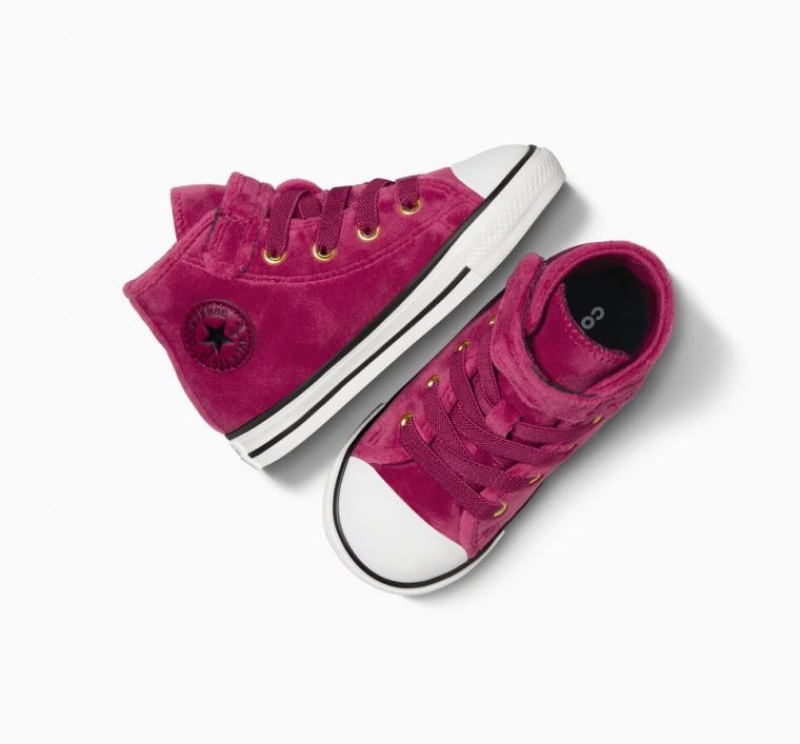 Gyerek Converse Chuck Taylor All Star Easy On Velvet Magasszárú Tornacipő Fukszia | HUNGARY WFT1JO