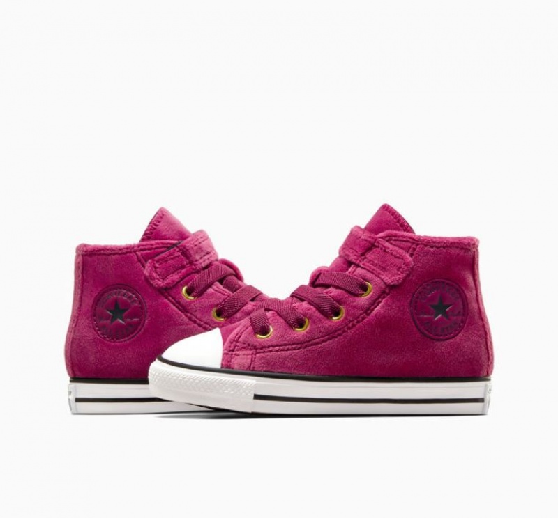 Gyerek Converse Chuck Taylor All Star Easy On Velvet Magasszárú Tornacipő Fukszia | HUNGARY WFT1JO