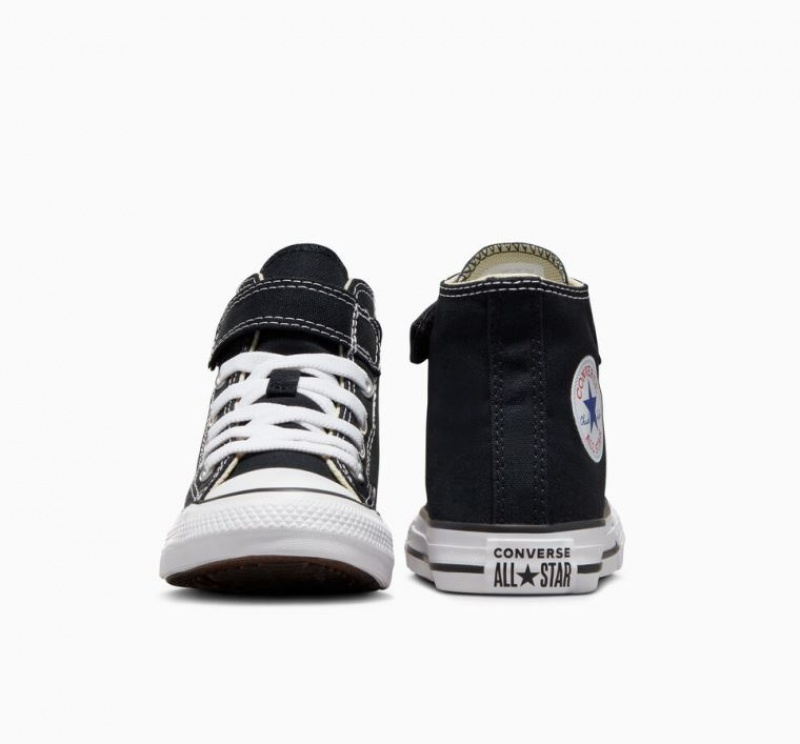 Gyerek Converse Chuck Taylor All Star Easy-on Magasszárú Tornacipő Fekete | HUNGARY VNB6SK