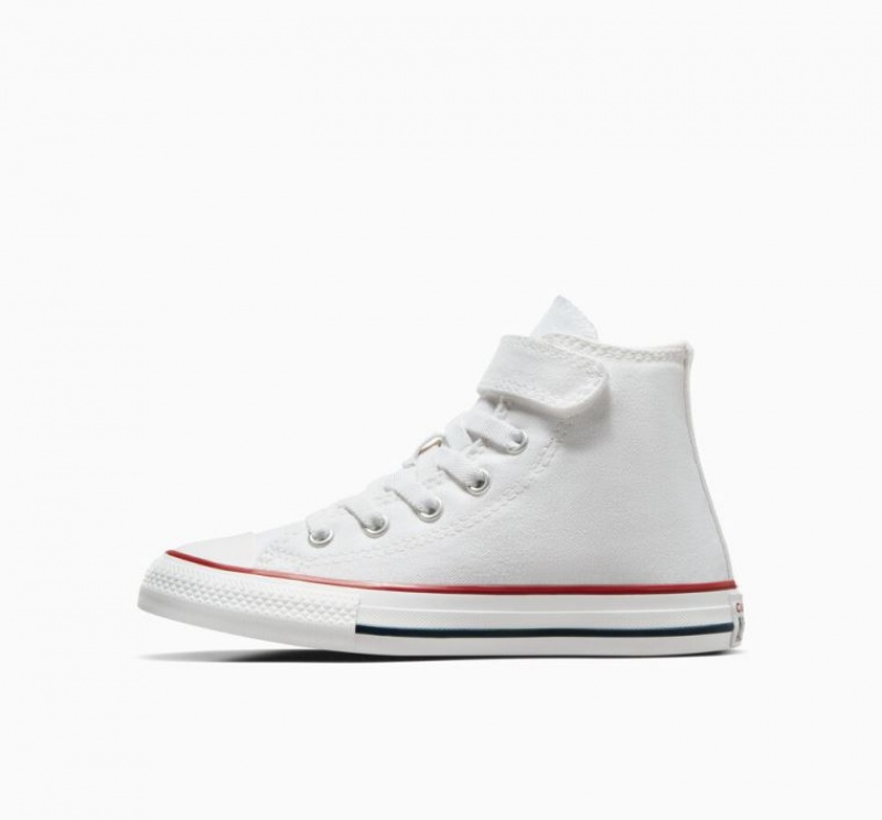 Gyerek Converse Chuck Taylor All Star Easy-on Magasszárú Tornacipő Fehér | HUNGARY VGH0ZT