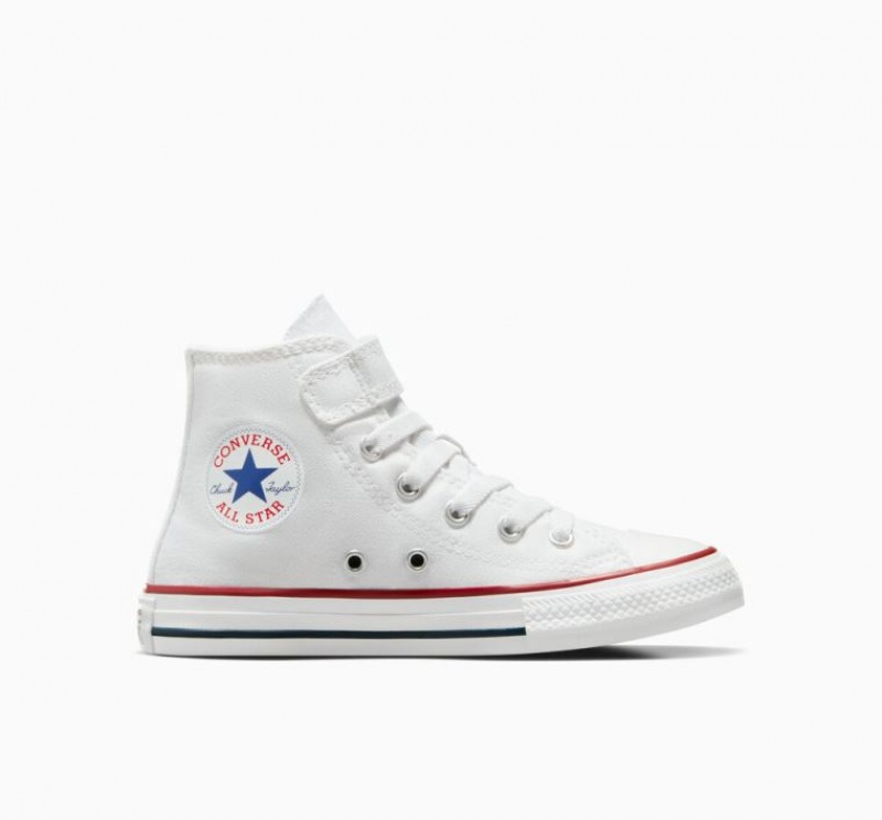 Gyerek Converse Chuck Taylor All Star Easy-on Magasszárú Tornacipő Fehér | HUNGARY VGH0ZT