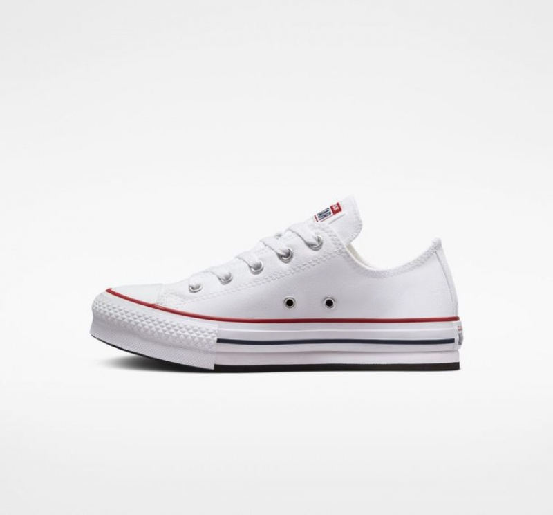 Gyerek Converse Chuck Taylor All Star Lift Platform Cipő Fehér | HUNGARY USO5FY