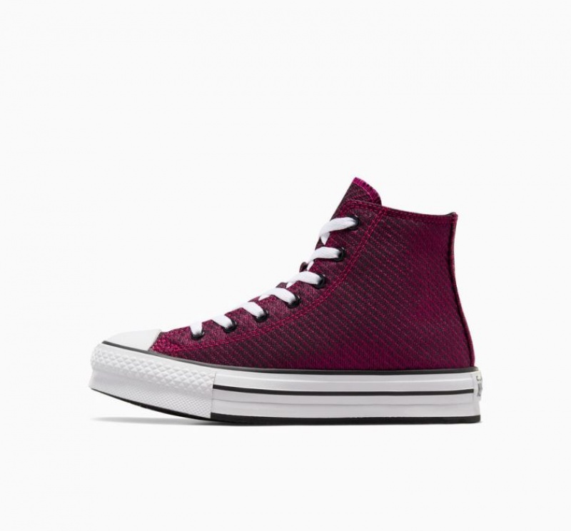 Gyerek Converse Chuck Taylor All Star Lift Sparkle Platform Cipő Rózsaszín | HUNGARY YMQ4PE