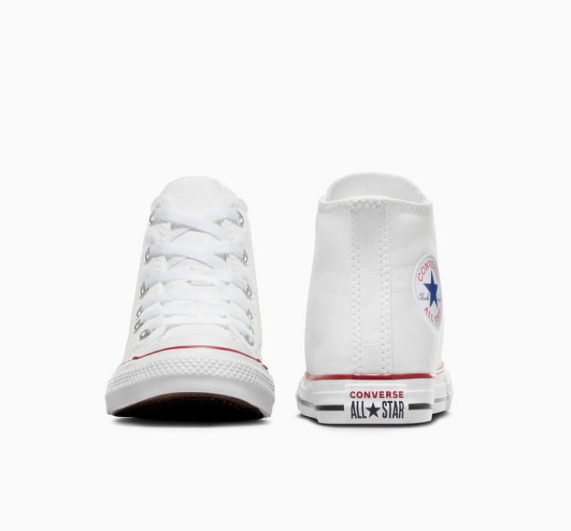 Gyerek Converse Chuck Taylor All Star Magasszárú Tornacipő Fehér | HUNGARY LBH9PM