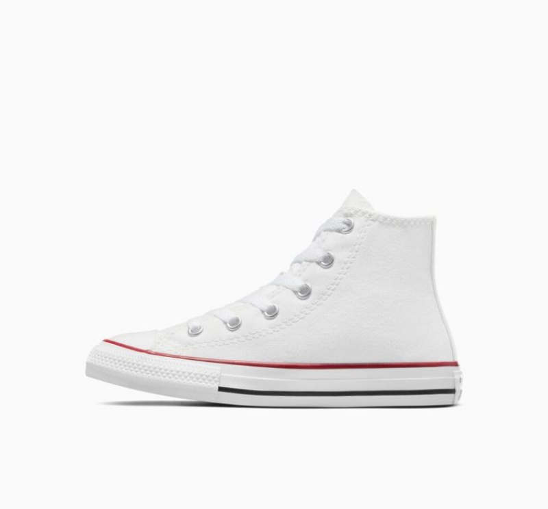 Gyerek Converse Chuck Taylor All Star Magasszárú Tornacipő Fehér | HUNGARY LBH9PM