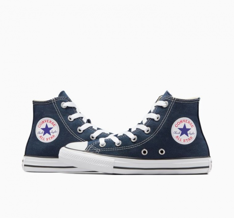 Gyerek Converse Chuck Taylor All Star Magasszárú Tornacipő Sötétkék | HUNGARY CYB8SV