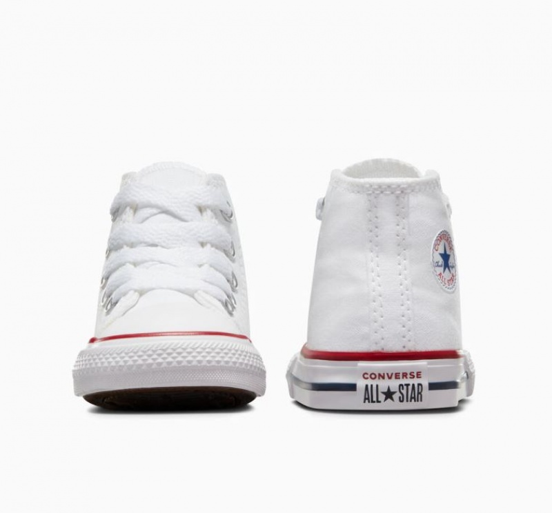 Gyerek Converse Chuck Taylor All Star Magasszárú Tornacipő Fehér | HUNGARY XRS9IG