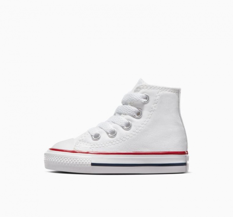 Gyerek Converse Chuck Taylor All Star Magasszárú Tornacipő Fehér | HUNGARY XRS9IG