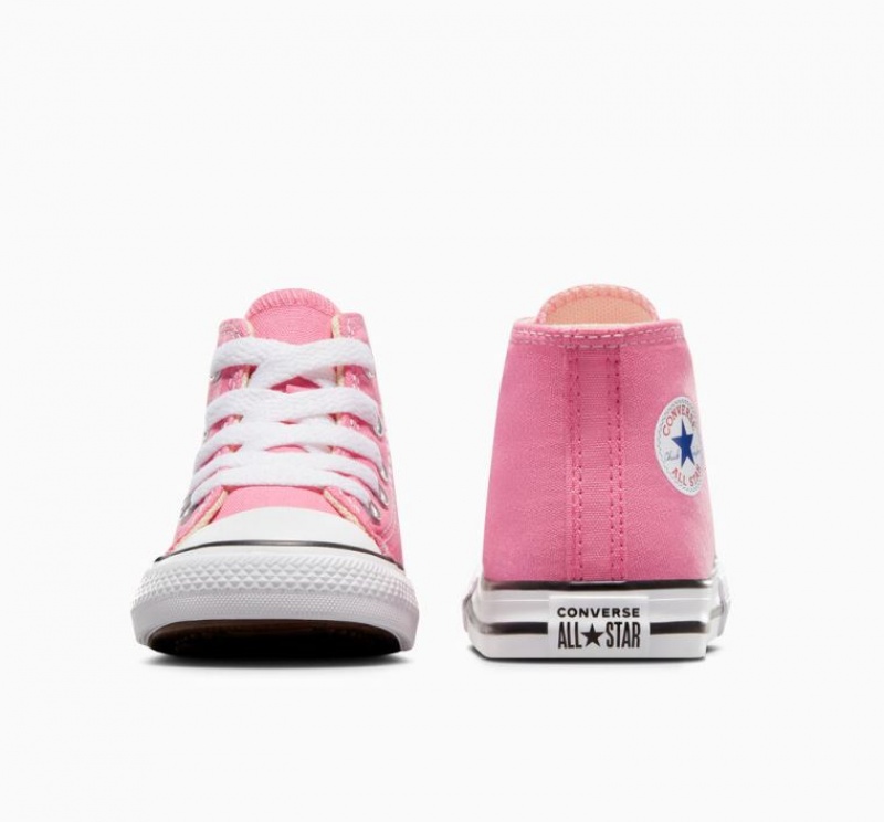 Gyerek Converse Chuck Taylor All Star Magasszárú Tornacipő Rózsaszín | HUNGARY WZM9YR