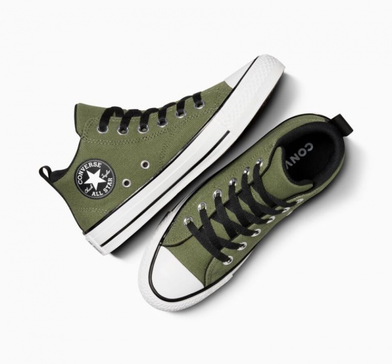 Gyerek Converse Chuck Taylor All Star Malden Street Easy On Sportcipő Olivazöld | HUNGARY LPC4WV