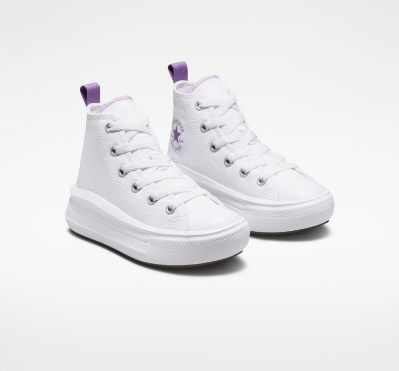 Gyerek Converse Chuck Taylor All Star Move Platform Cipő Fehér | HUNGARY RSW9BD