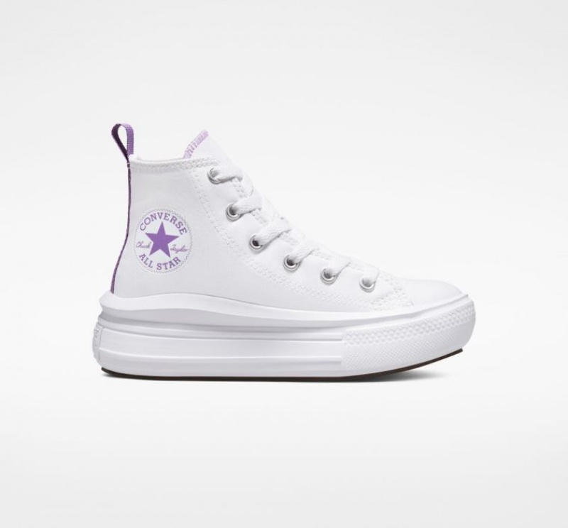 Gyerek Converse Chuck Taylor All Star Move Platform Cipő Fehér | HUNGARY RSW9BD