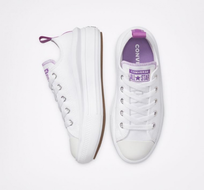 Gyerek Converse Chuck Taylor All Star Move Platform Cipő Fehér | HUNGARY XBG9LQ