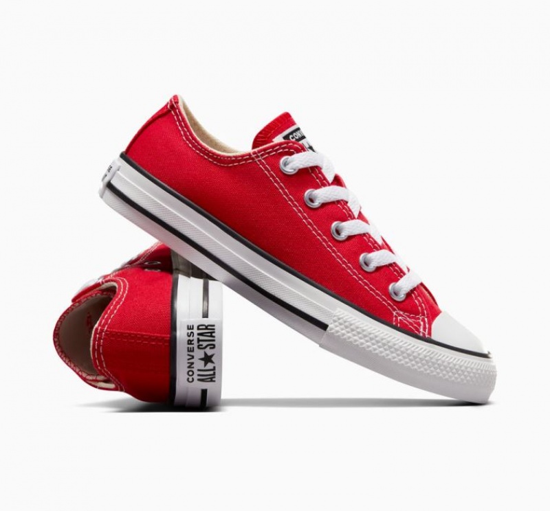 Gyerek Converse Chuck Taylor All Star Rövidszárú Tornacipő Piros | HUNGARY DFW0BK