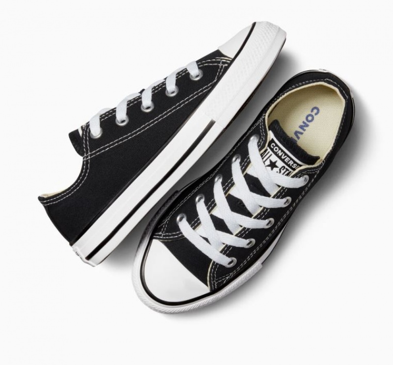 Gyerek Converse Chuck Taylor All Star Rövidszárú Tornacipő Fekete | HUNGARY JDE6UG