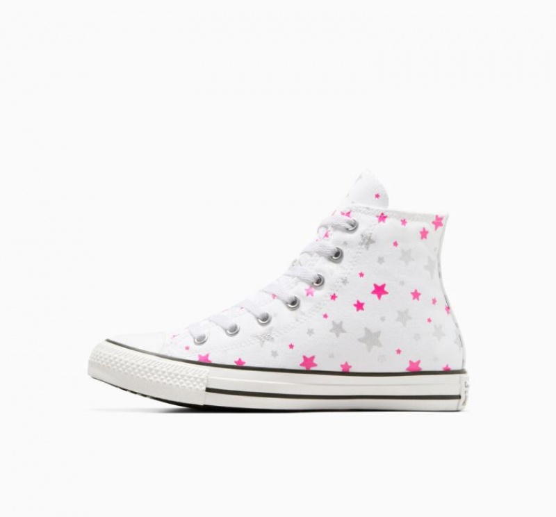 Gyerek Converse Chuck Taylor All Star Sparkle Magasszárú Tornacipő Fehér | HUNGARY AIO3UC