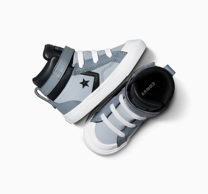 Gyerek Converse Pro Blaze Strap Leather Magasszárú Tornacipő Kék | HUNGARY EZY0HL