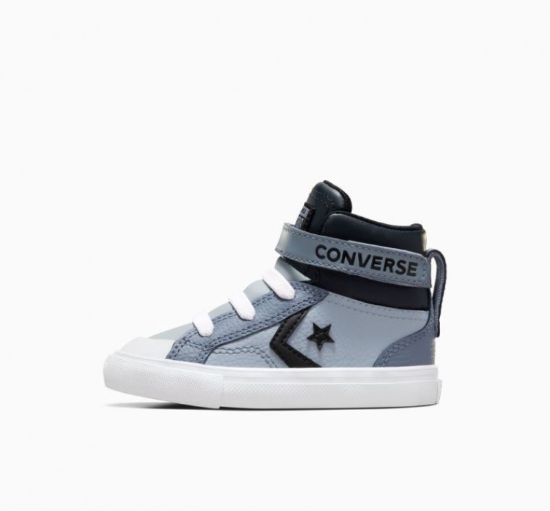 Gyerek Converse Pro Blaze Strap Leather Magasszárú Tornacipő Kék | HUNGARY EZY0HL